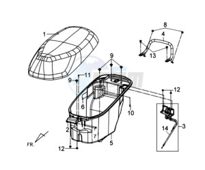 TONIK 50 drawing HELMET BOX