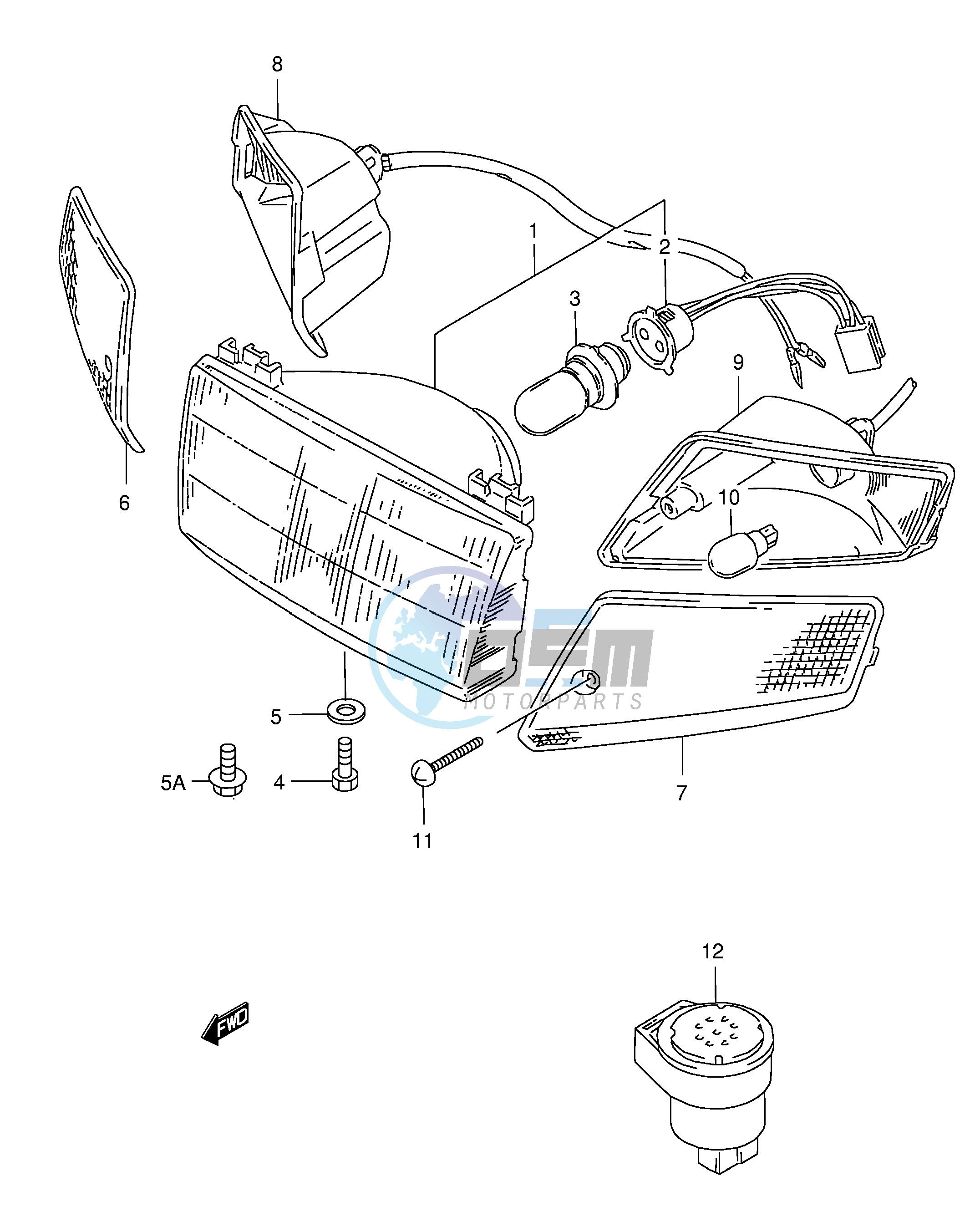 HEADLAMP - FRONT TURN SIGNAL