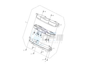 YP R X-MAX ABS 125 drawing METER