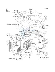 VN 1500 N [VULCAN 1500 CLASSIC FI] (N1-N3) [VULCAN 1500 CLASSIC FI] drawing RADIATOR