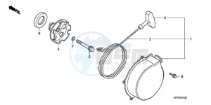 TRX420FAA Australia - (U) drawing RECOIL STARTER