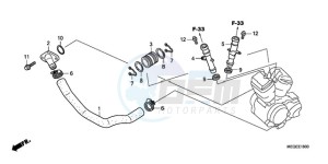 VT750CA9 Australia - (U / MME ST) drawing WATER PIPE