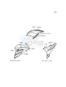 Z800 ZR800CGFA UF (UK FA) XX (EU ME A(FRICA) drawing Decals(Ebony)