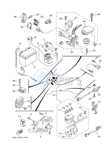 XP500 T-MAX 530 (59CF) drawing ELECTRICAL 1