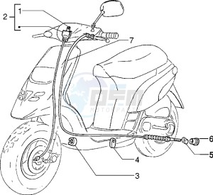 Typhoon 50 XR drawing Transmissions-Rear brake-speedometr (kms)