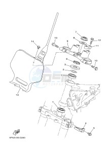 YZ85 YZ85LW (1SN4 1SN6 1SP4 1SP6) drawing STEERING