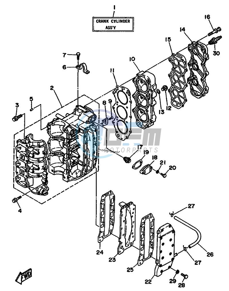 CYLINDER--CRANKCASE