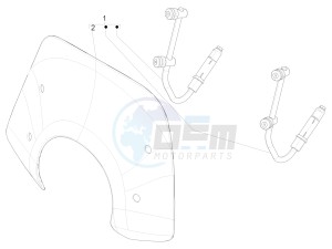 Primavera 125 4T 3V iGET ABS (EMEA) drawing Windshield - Glass