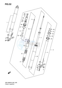 GSX-R600 (E2) drawing FRONT DAMPER