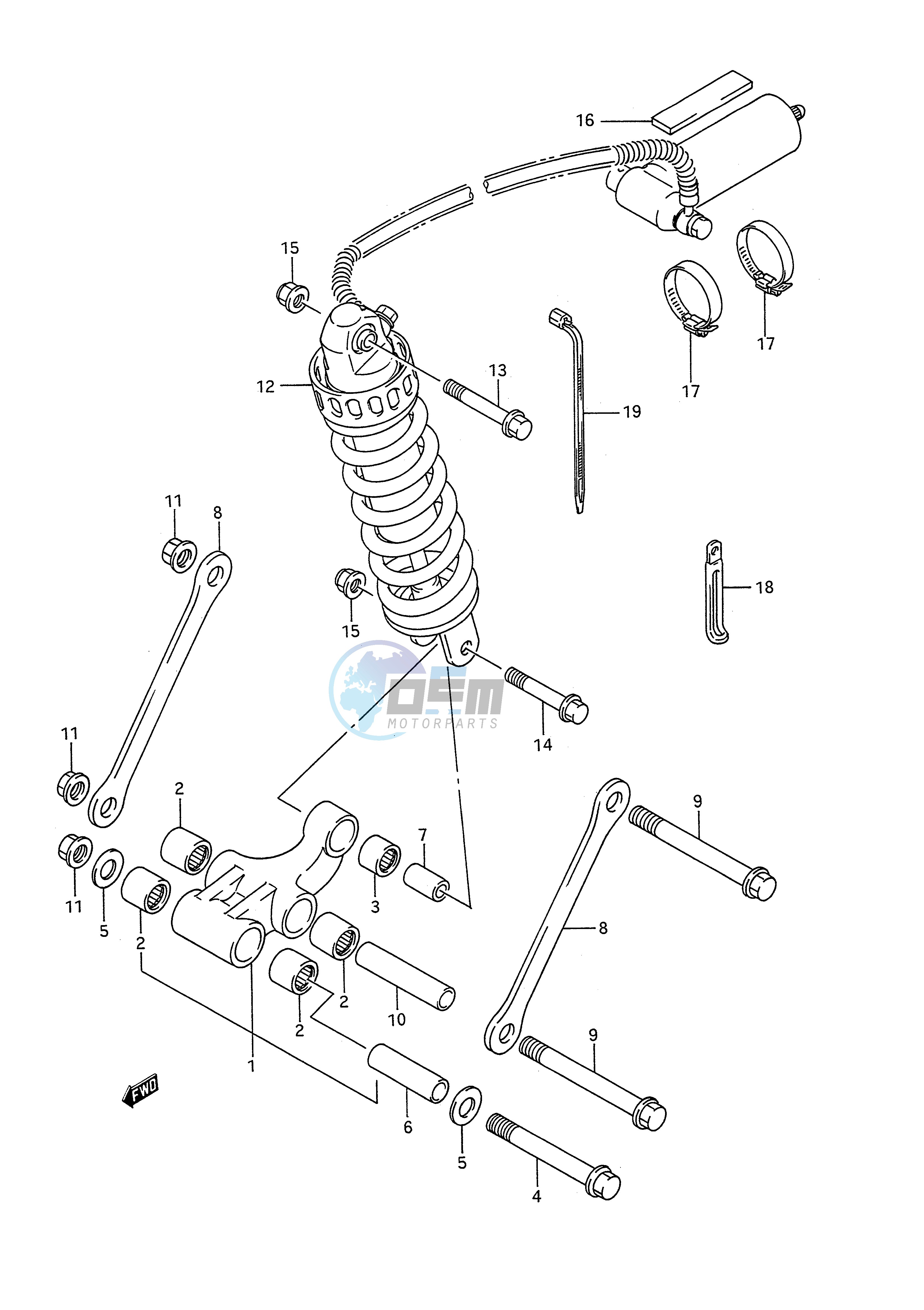 REAR CUSHION LEVER