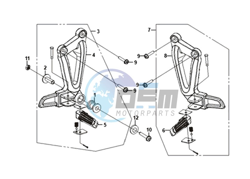 FOOT PEG L / R