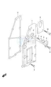 DF 200AP drawing Exhaust Cover