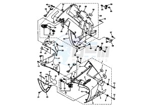 FJR A 1300 drawing FAIRING