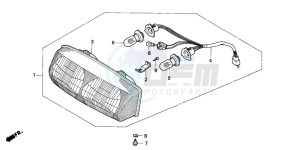 NH90 drawing HEADLIGHT