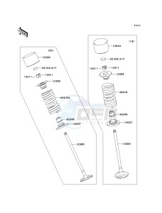 ZX636 C [NINJA ZX-6R] (C6F) C6F drawing VALVE-- S- -