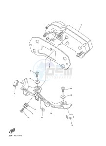 FZ8-N ABS 800 FZ8 (NAKED, ABS) (59P6) drawing METER