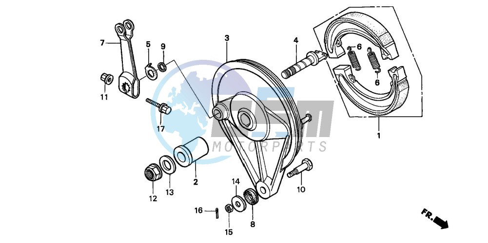 REAR BRAKE PANEL