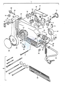 DT 65 drawing Remote Control (1988 to 1992)