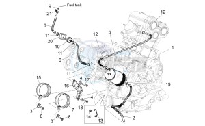 Dorsoduro 750 ABS USA-CND (NAFTA) (CND, USA) drawing Fuel vapour recover system