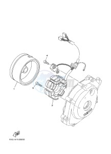 YBR125EGS (43B9) drawing GENERATOR