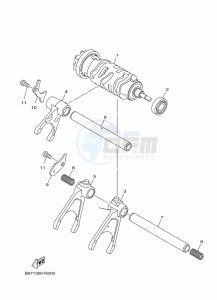 MT-10 SP MTN1000D (BGG1) drawing SHIFT CAM & FORK