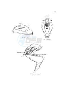 Z300 ER300AGF XX (EU ME A(FRICA) drawing Decals(Green)