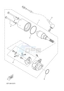 YZF-R125A YZF-R125 ABS R125 (5D7T 5D7T 5D7T 5D7T) drawing STARTING MOTOR