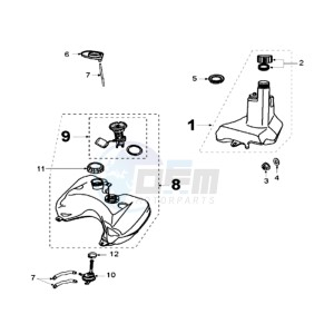 FIGHT E drawing TANK AND BENZINE