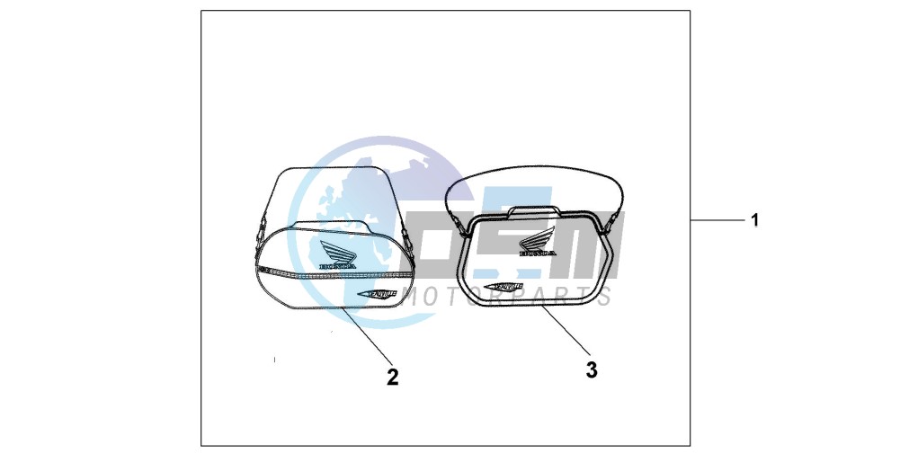 PANNIER INNER BAG SET