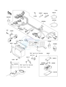 VN 1500 T [VULCAN 1500 CLASSIC] (6F) T6F drawing CHASSIS ELECTRICAL EQUIPMENT