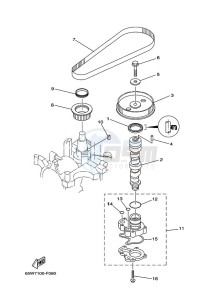 F25AEL drawing OIL-PUMP