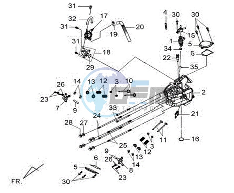 CYLINDER HEAD CPL   / THERMOSTAT