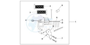 NSA700A9 Europe Direct - (ED / MME) drawing GRIP HEATER