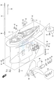 DF 150AP drawing Gear Case