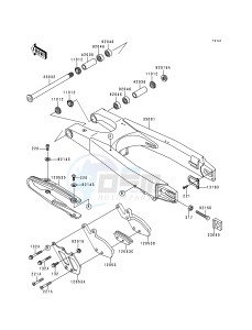 KX 250 K [KX250] (K2) [KX250] drawing SWINGARM