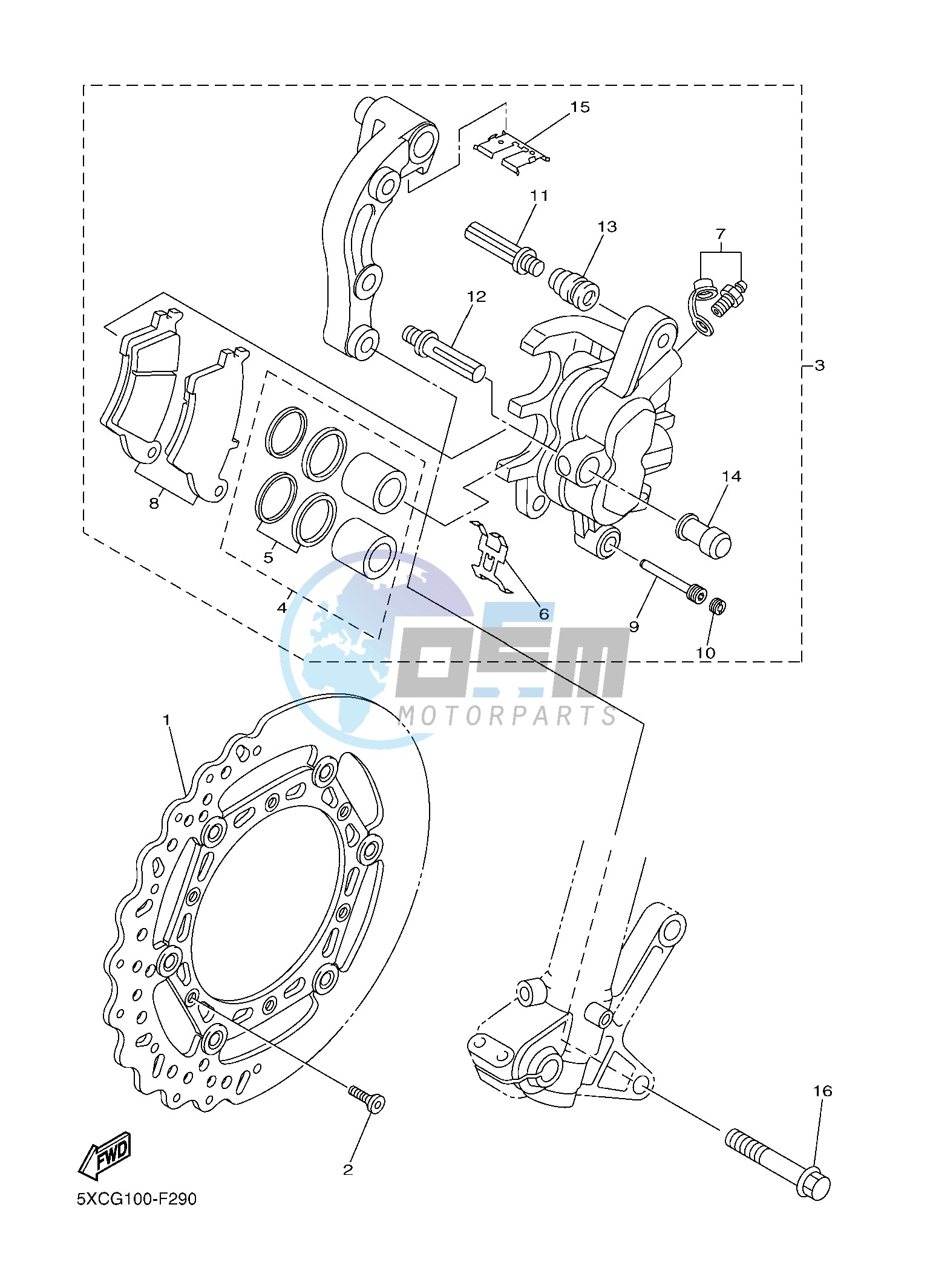 FRONT BRAKE CALIPER