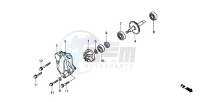 CR85RB drawing WATER PUMP