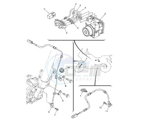 XTZ SUPER TENERE 1200 drawing ANTI LOCK BRAKE SYSTEM