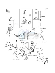 KLX125 KLX125CBF GB XX (EU ME A(FRICA) drawing Ignition Switch