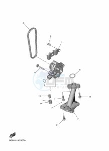 YZF690 YZF-R7 (BEBG) drawing OIL PUMP