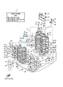 Z200N drawing CYLINDER--CRANKCASE