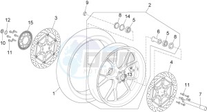 RSV4 1000 Racing Factory L.E. (EMEA) (EU, GB) drawing Front wheel