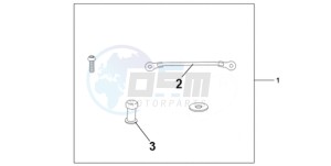 CBR1000RRA ED drawing TANK BAG ATT KIT