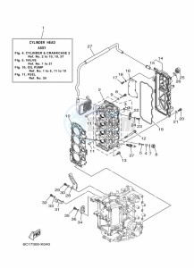 FT50GETL drawing CYLINDER--CRANKCASE-2