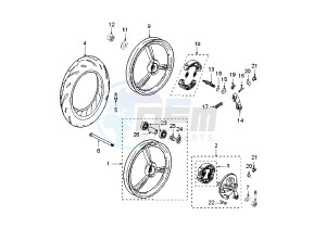 LUDIX 14 CLASSIC - 50 cc drawing WHEELS