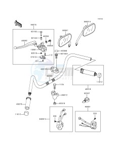 VN 800 B [VULCAN 800 CLASSIC] (B1-B5) [VULCAN 800 CLASSIC] drawing HANDLEBAR-- VN800-B2_B3_B4_B5- -