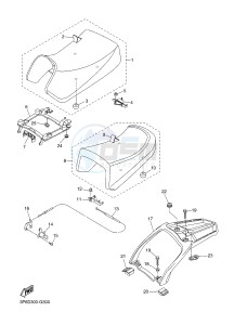 FJR1300AE FJR1300-AS ENGLAND drawing SEAT