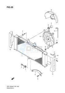 GSF-1250S ABS BANDIT EU drawing RADIATOR