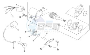 SR 50 Air (Horizontal cylinder) drawing Ignition unit