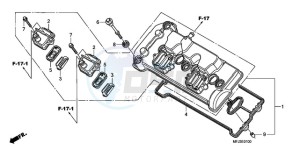 CBR600RR9 UK - (E / MME) drawing CYLINDER HEAD COVER